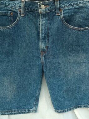 Levi's 505 Vintage 90s Relaxed Fit Jean Shorts Preppy Old Money 34W